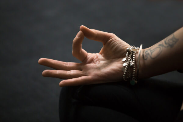 Close,Up,Of,Dhyana,(gyan,Or,Jnana),Mudra,,Spiritual,Hand